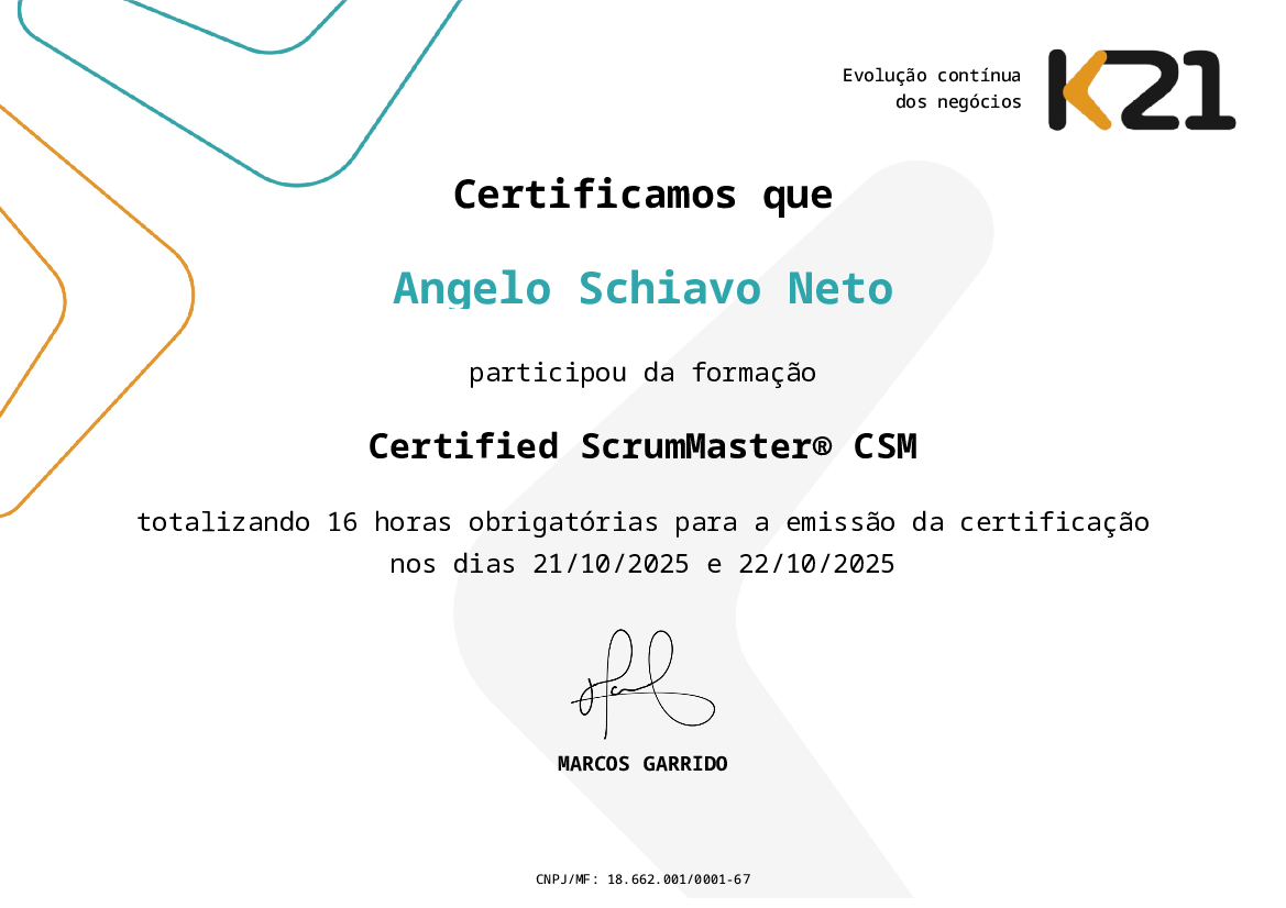 Certificado K21